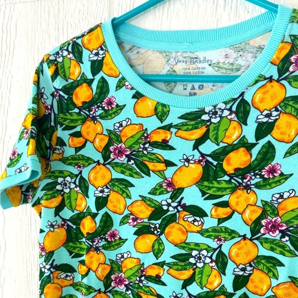 Vera Bradley Lemon Print Top size Small - Picture 5 of 5